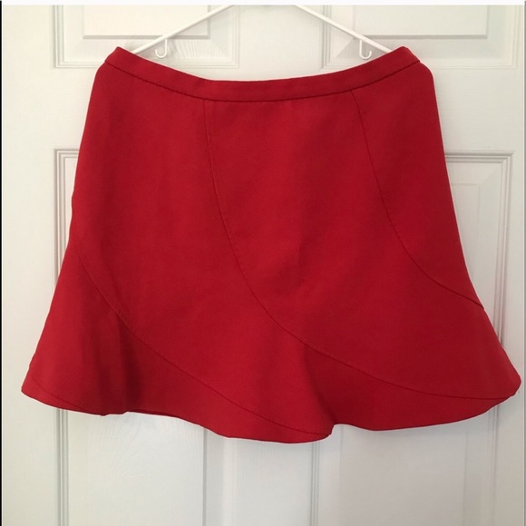 J.Crew Flutter Mini Skirt - Red - Picture 4 of 6
